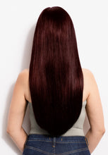 Load image into Gallery viewer, 18" Flat-Tip Pro Straight #99J (Dark Auburn Burgundy)
